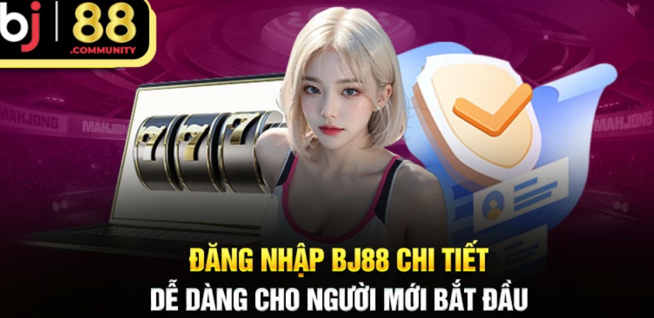 Thao tác đăng nhập Bj88