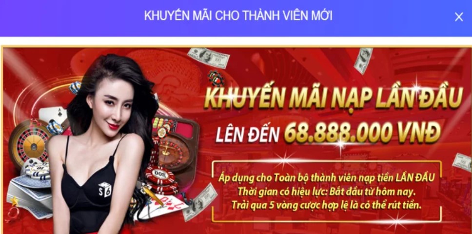 Lợi ích khi bạn tham gia khuyến mãi hội viên mới nạp tiền